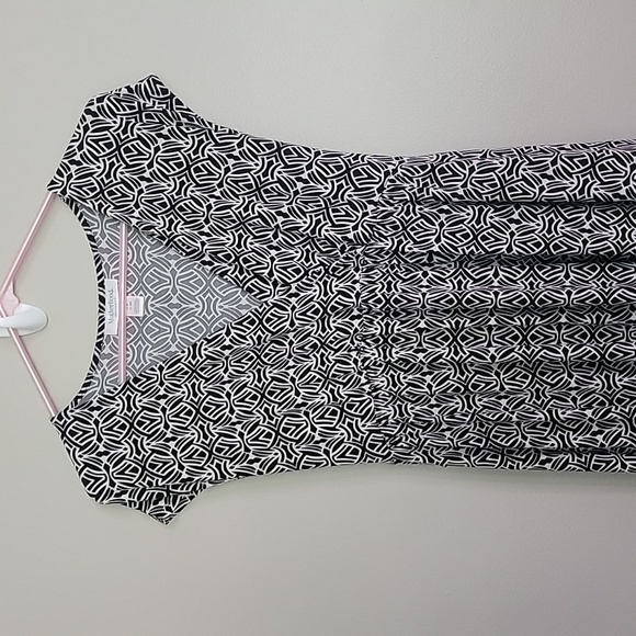 Motherhood Maternity Black White Patterned Dress Size S - Picture 2 of 7